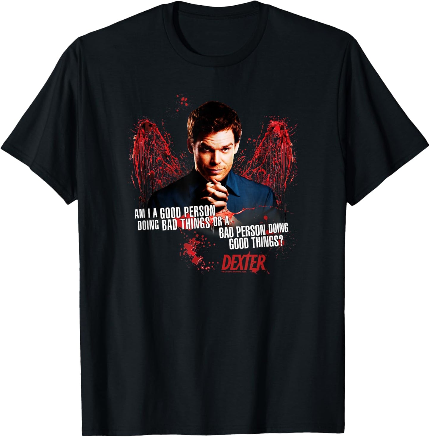 Dexter Good or Bad T-Shirt - T-Shirt | Black