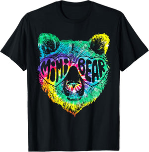Mimi Bear Sunglasses Pajama Family Matching T-Shirt - T-Shirt | Black