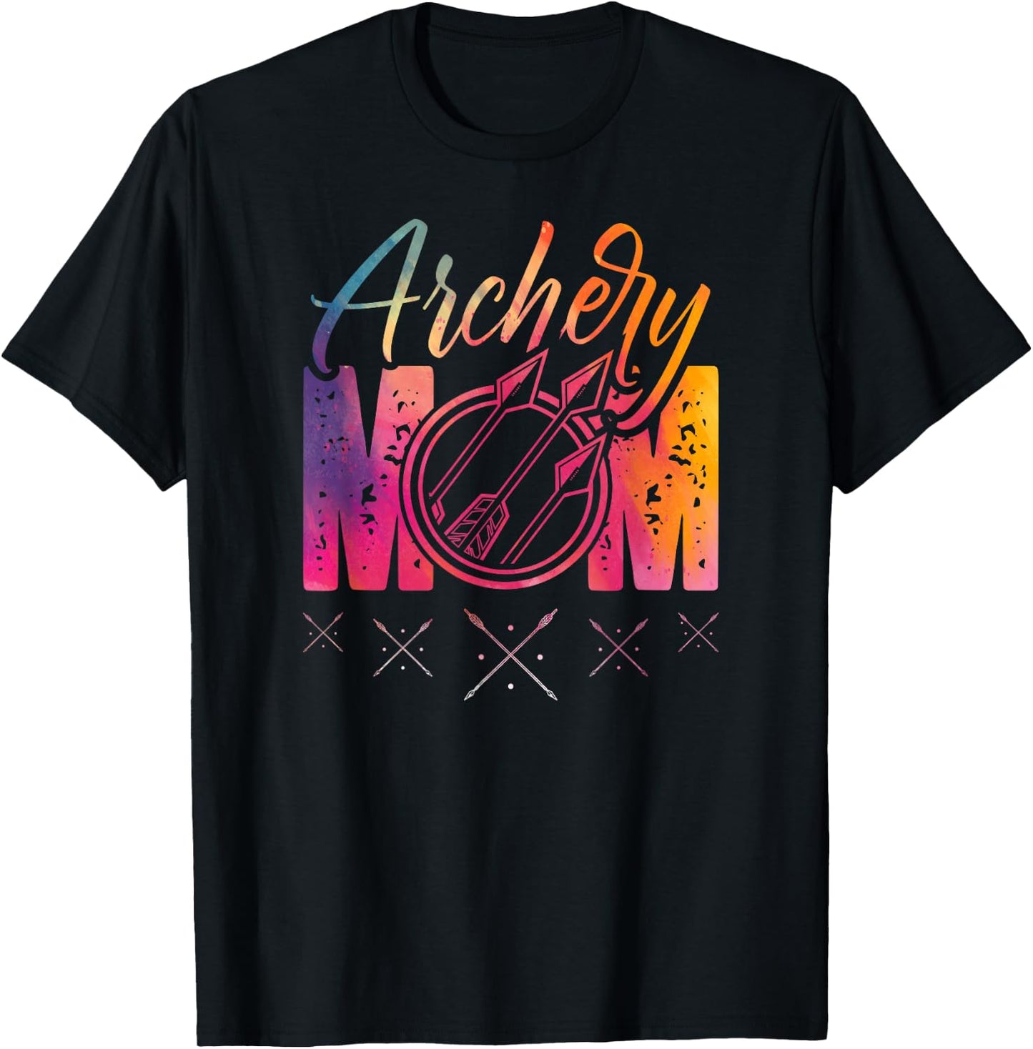 Archery mom for a Archer mother funny archery T-Shirt - T-Shirt | Black