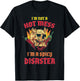 Not a Hot Mess I Am A Spicy Disaster Peperoni Hot Chilli T-Shirt - T-Shirt | Black