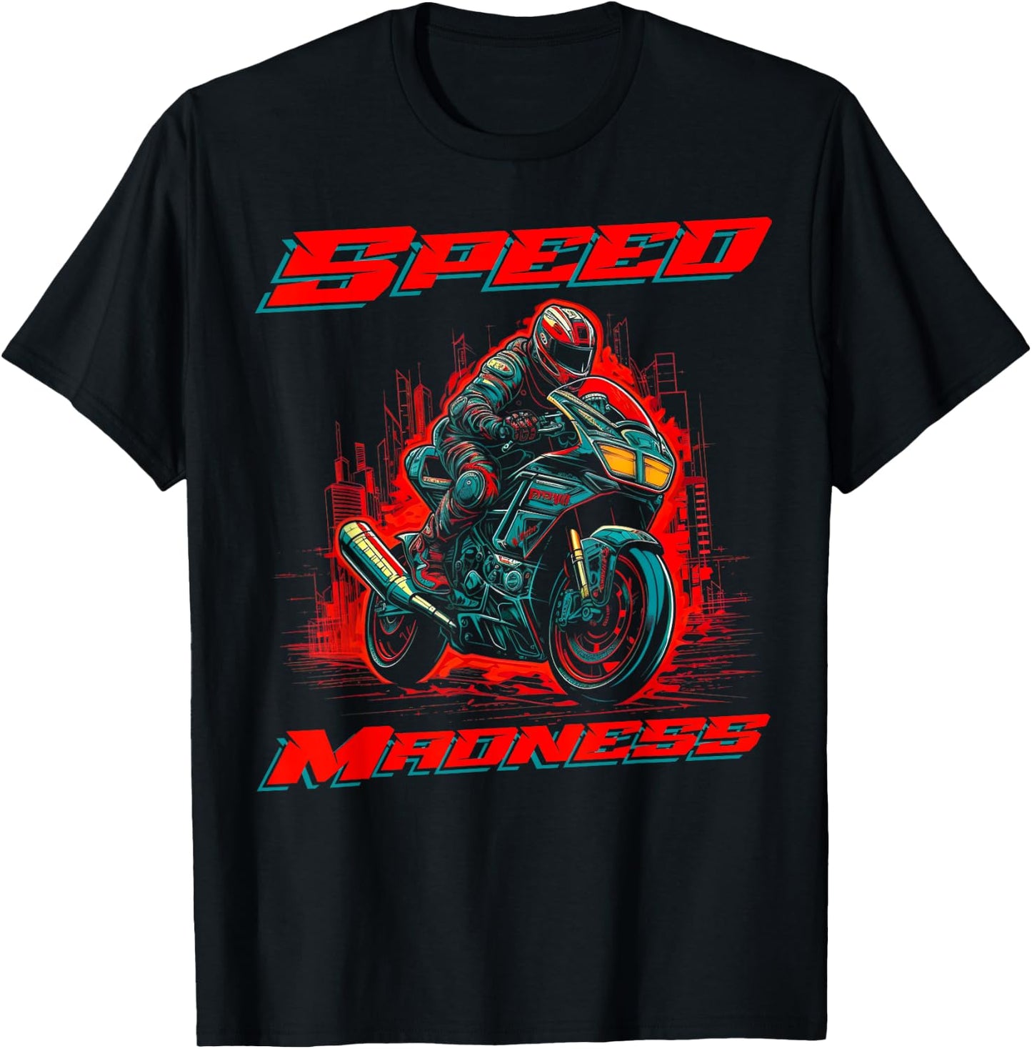 Racing Motorbike T-Shirt - T-Shirt | Black
