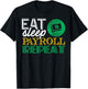 Payroll Math Accountant CPA Bookkeeper Funny Gift T Shirt T-Shirt - T-Shirt | Black