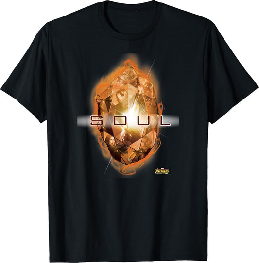 Marvel Infinity War The Orange Soul Stone Graphic T-Shirt - T-Shirt | Black