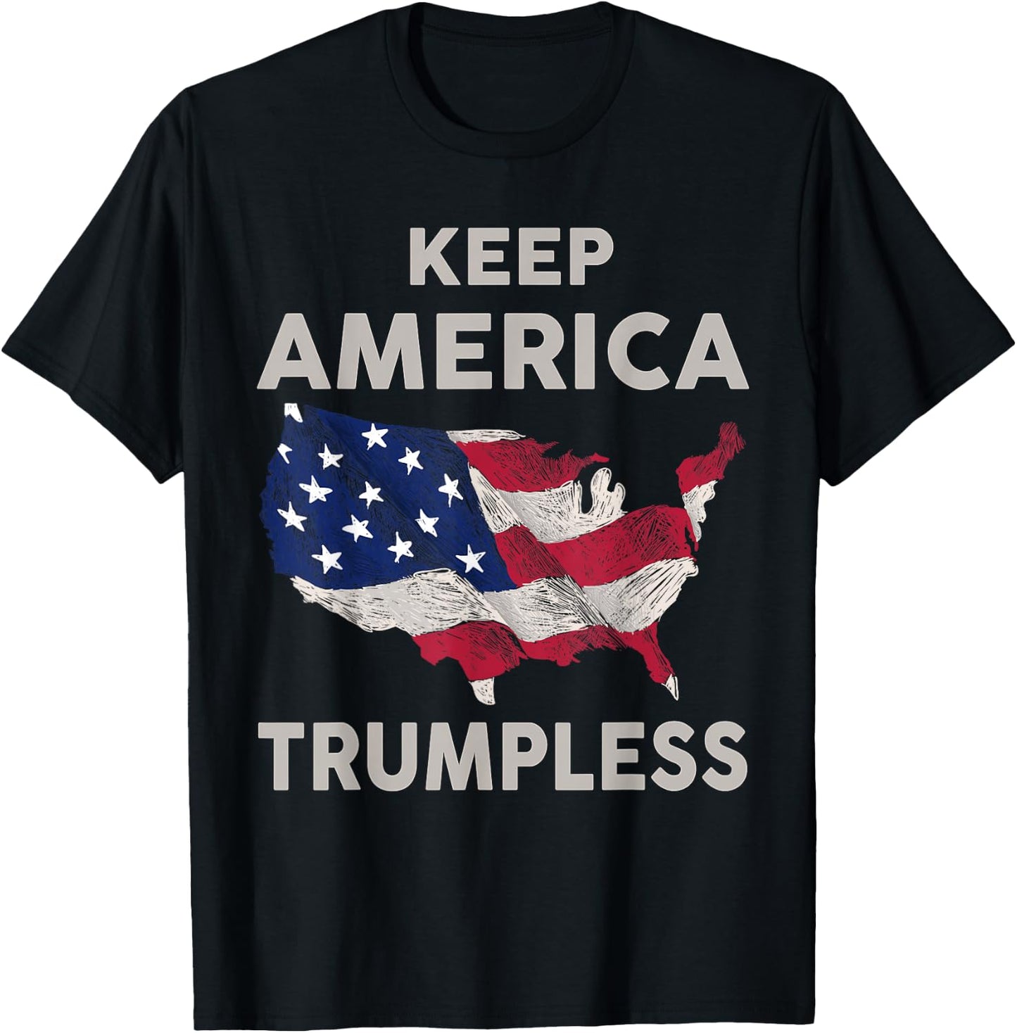 Keep America Trumpless T-Shirt - T-Shirt | Black