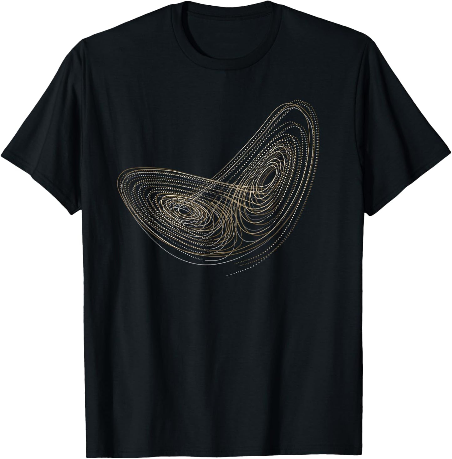 Chaos theory:Lorenz attractor T-Shirt - T-Shirt | Black