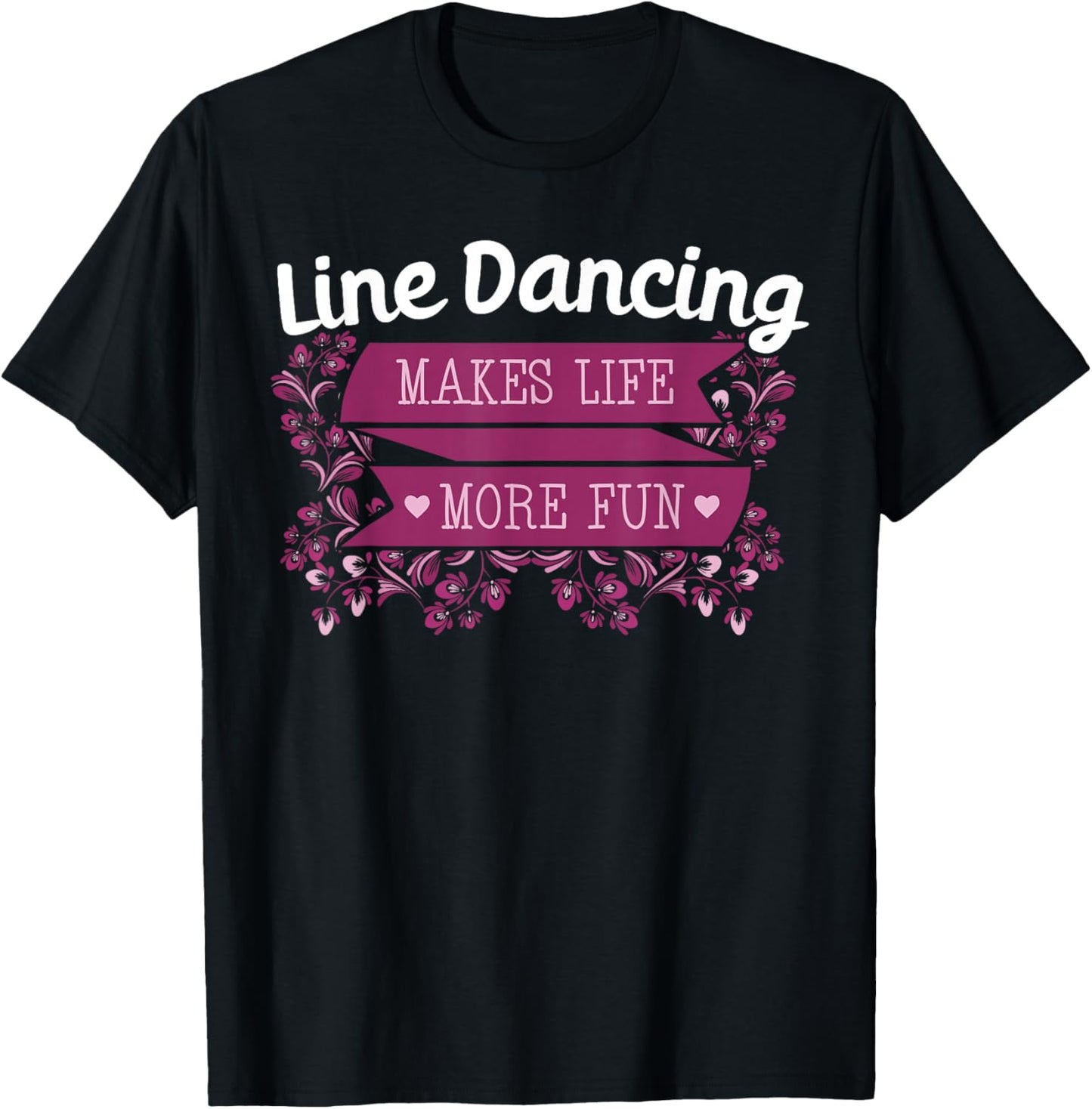 Line Dancing Performer Choreographed Group Dance Teacher T-Shirt - T-Shirt | Black