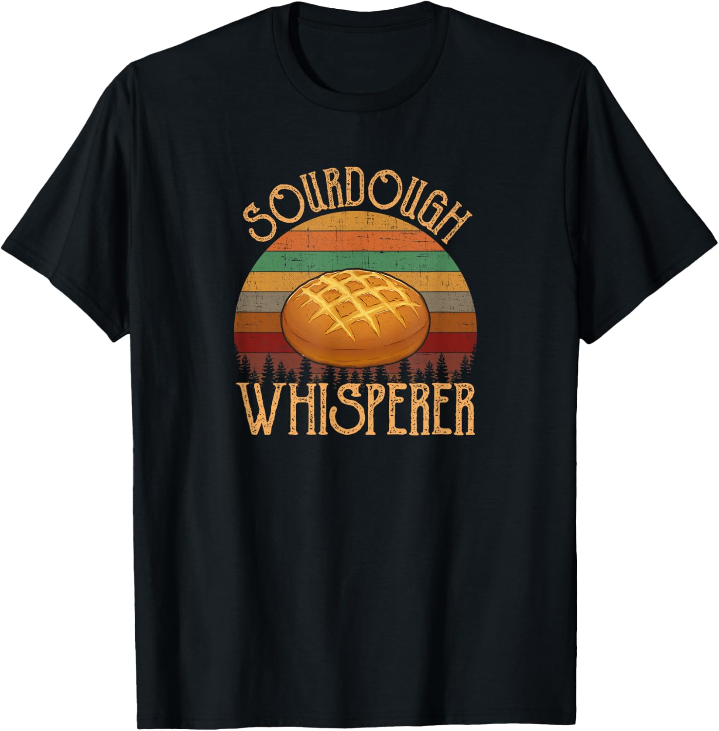 Sourdough Whisperer, sourdough T-Shirt - T-Shirt | Black
