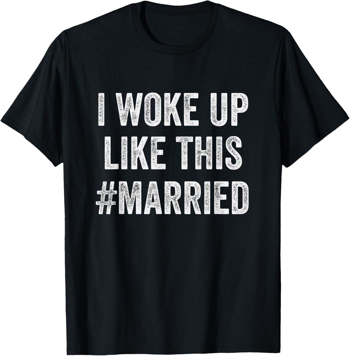 New Bride New Husband Wife - I'm so Awakened Married T-Shirt - T-Shirt | Black