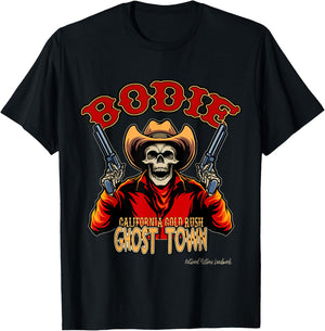 Bodie California Gold Rush Mining Ghost Town Keepsake T-Shirt - T-Shirt | Black