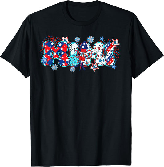 Mimi USA Patriotic 4th of july American Family Matching T-Shirt - T-Shirt | Black