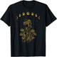 Mushrooms Fungi Moon Phases T-Shirt - T-Shirt | Black