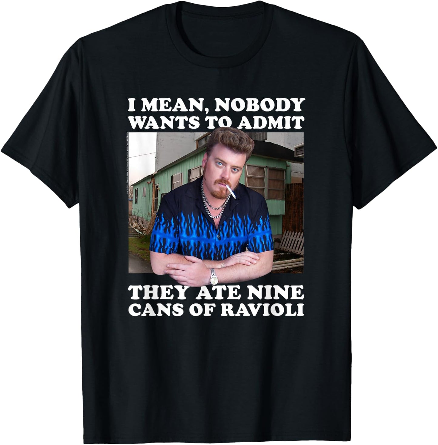 Ripple Junction x Trailer Park Boys Nine Cans of Ravioli T-Shirt - T-Shirt | Black