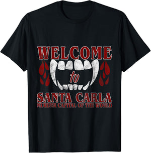 Welcome To Santa Carla Gift cult horror movie fans T-Shirt - T-Shirt | Black