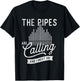 The Pipes Are Calling And I Must Go - Church Organist T-Shirt - T-Shirt | Black