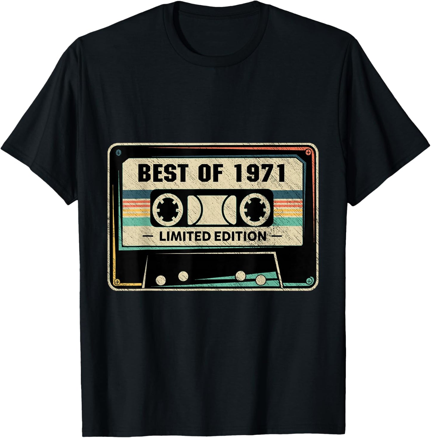 1971 Birthday And T-Shirt - T-Shirt | Black