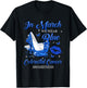 In March Wear Blue High Heels Colorectal Cancer Awareness T-Shirt - T-Shirt | Black