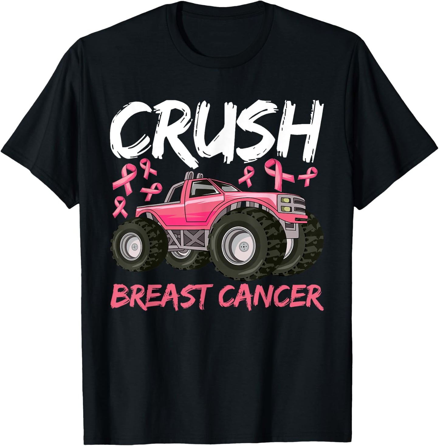 Boys Breast Cancer Awareness Shirt for Boys Kids Toddlers T-Shirt - T-Shirt | Black