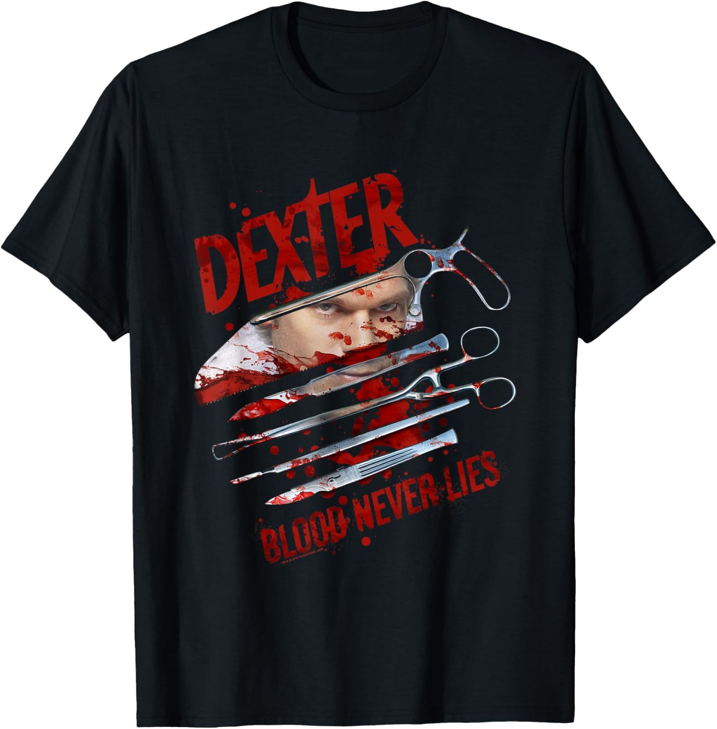 Dexter Blood Never Lies T-Shirt - T-Shirt | Black