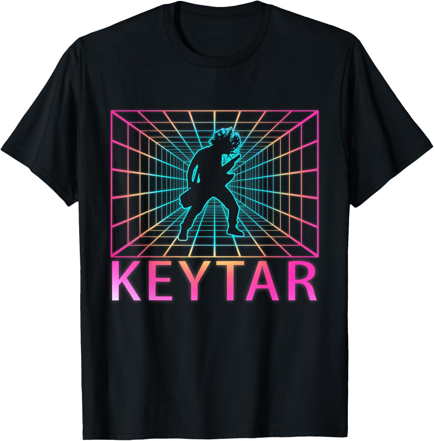 Keytar Retro Gift T-Shirt - T-Shirt | Black