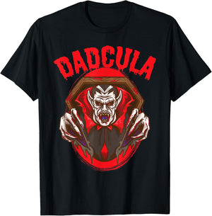 Dadcula Halloween Costume Dad Daddy Dracula Monster T-Shirt - T-Shirt | Black