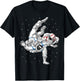 Astronaut Brazilian Jiu-Jitsu Judo Martial Arts Grappling Small T-Shirt - T-Shirt | Black