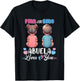 Pink Or Blue Abuela Loves You Baby Gender Reveal Party T-Shirt - T-Shirt | Black