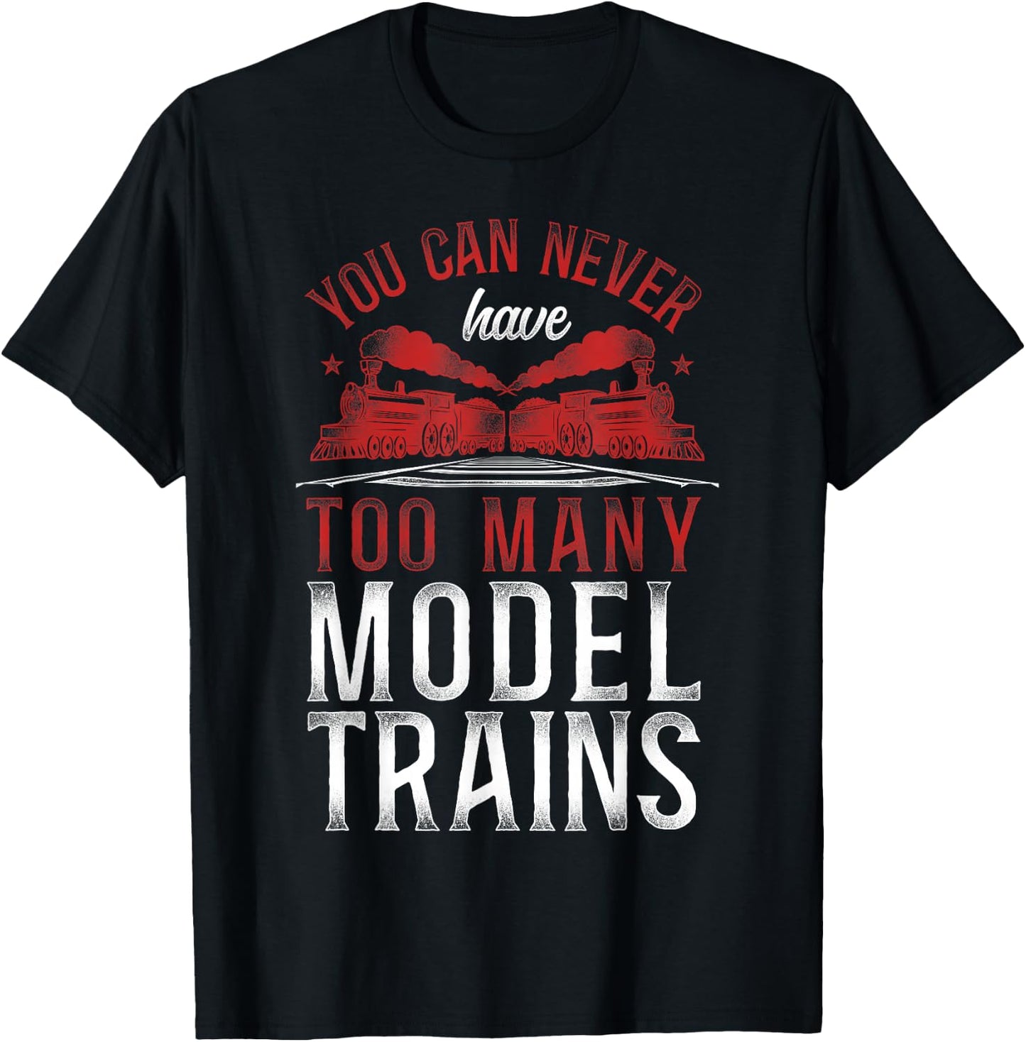 Steam Train Driver Trainspotting Locomotive Vintage You Can T-Shirt - T-Shirt | Black