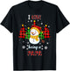 Cute I Love Being A Papa Snowman Christmas Valentines Day T-Shirt - T-Shirt | Black