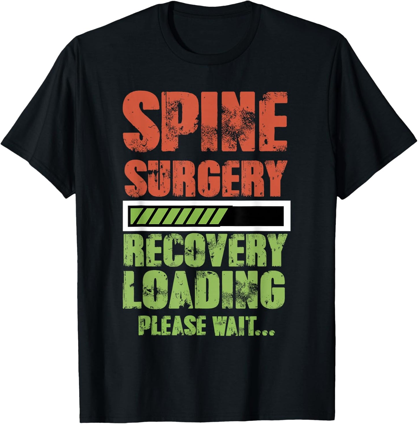 Spinal Fusion Back Spine Surgery Lumbar Recovery Gift T-Shirt - T-Shirt | Black