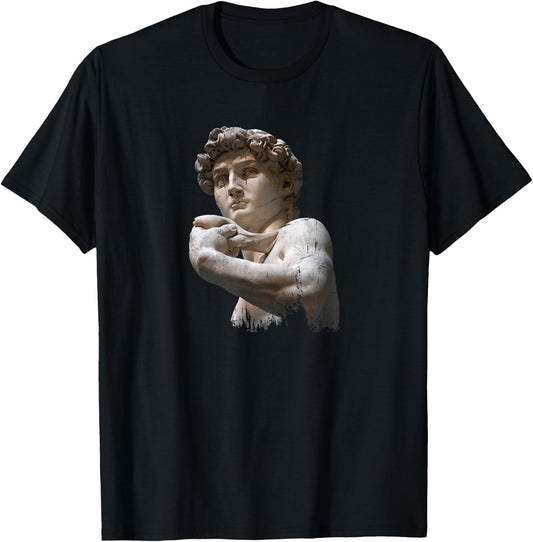 Michelangelo David for Art and Aesthetic Lover T-Shirt - T-Shirt | Black