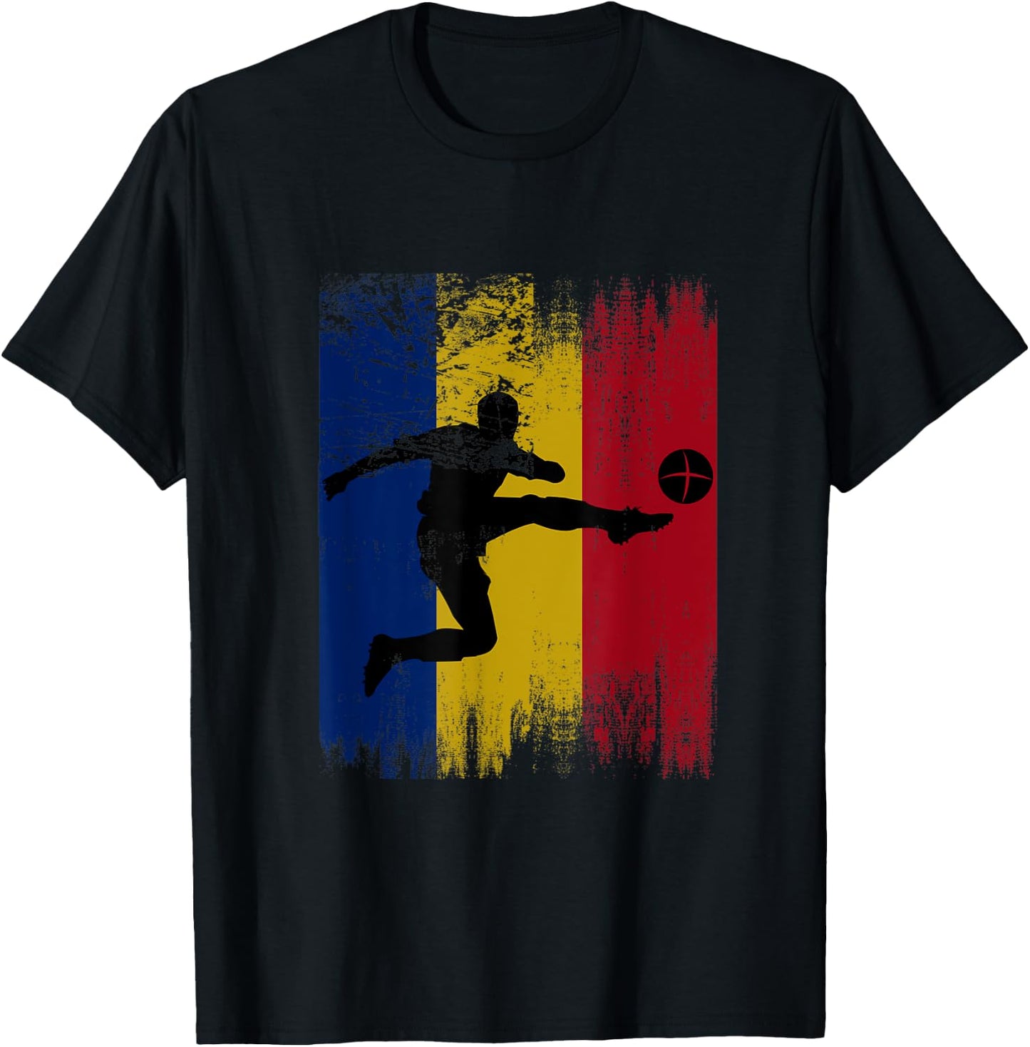 Romania Soccer Romanian Football Romania futbol team T-Shirt - T-Shirt | Black