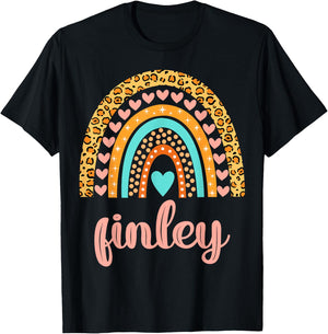 Finley Finley Name Birthday Shirt Gift T-Shirt - T-Shirt | Black