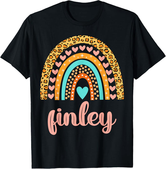 Finley Finley Name Birthday Shirt Gift T-Shirt - T-Shirt | Black
