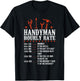 Funny Handyman HD0 Vintage Black , -Adults, Small, Short Sleeve, Classic Fit, , Polyester 100% T-Shirt - T-Shirt | Black