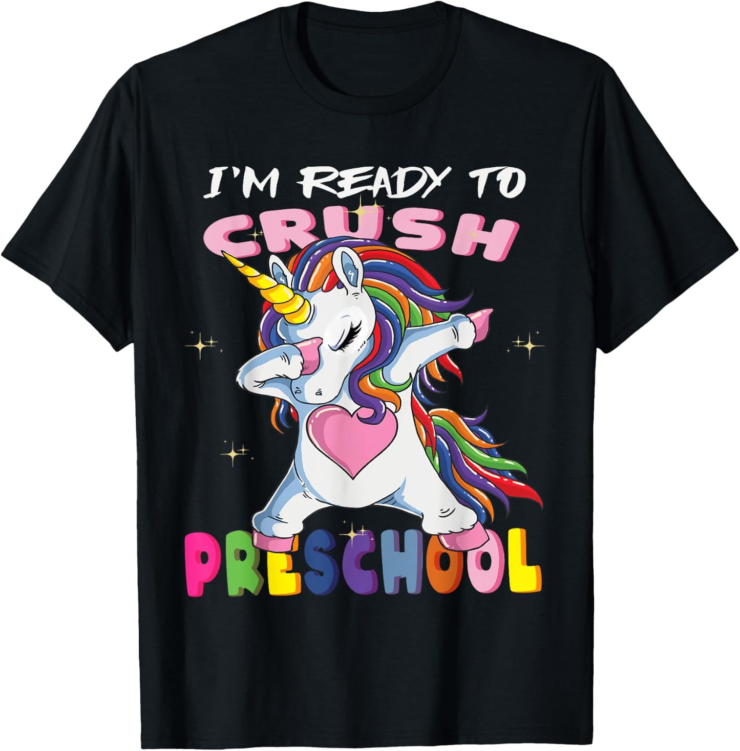 I'm Ready To Crush PreSchool Baby Unicorn T-Shirt - T-Shirt | Black