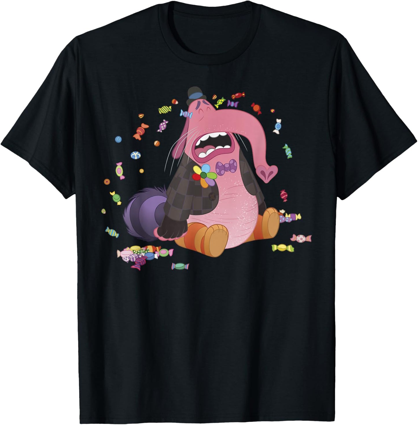 Disney Pixar Inside Out Bing Bong Crying Candy Portrait T-Shirt - T-Shirt | Black