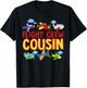 Flight Crew Cousin Airplane Shirt Cousin of The Birthday Boy T-Shirt - T-Shirt | Black