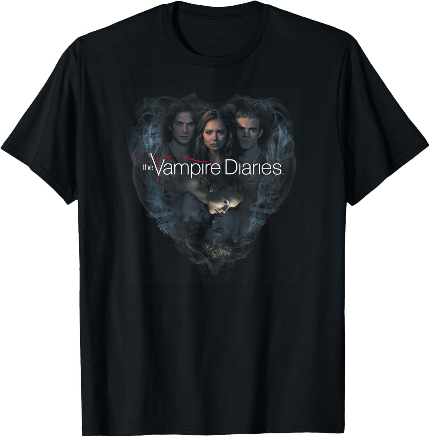 Vampire Diaries Hearts Desire T-Shirt - T-Shirt | Black