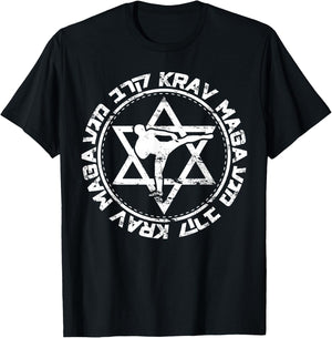 Krav Maga Martial Arts Training Sportswear Design T-Shirt - T-Shirt | Black
