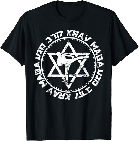 Krav Maga Martial Arts Training Sportswear Design T-Shirt - T-Shirt | Black