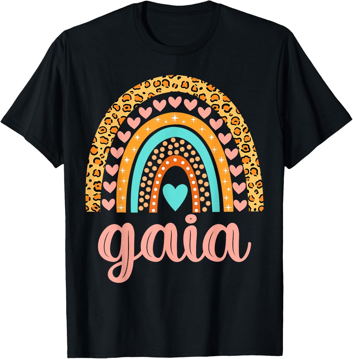 Gaia Gaia Name Birthday Shirt Gift T-Shirt - T-Shirt | Black