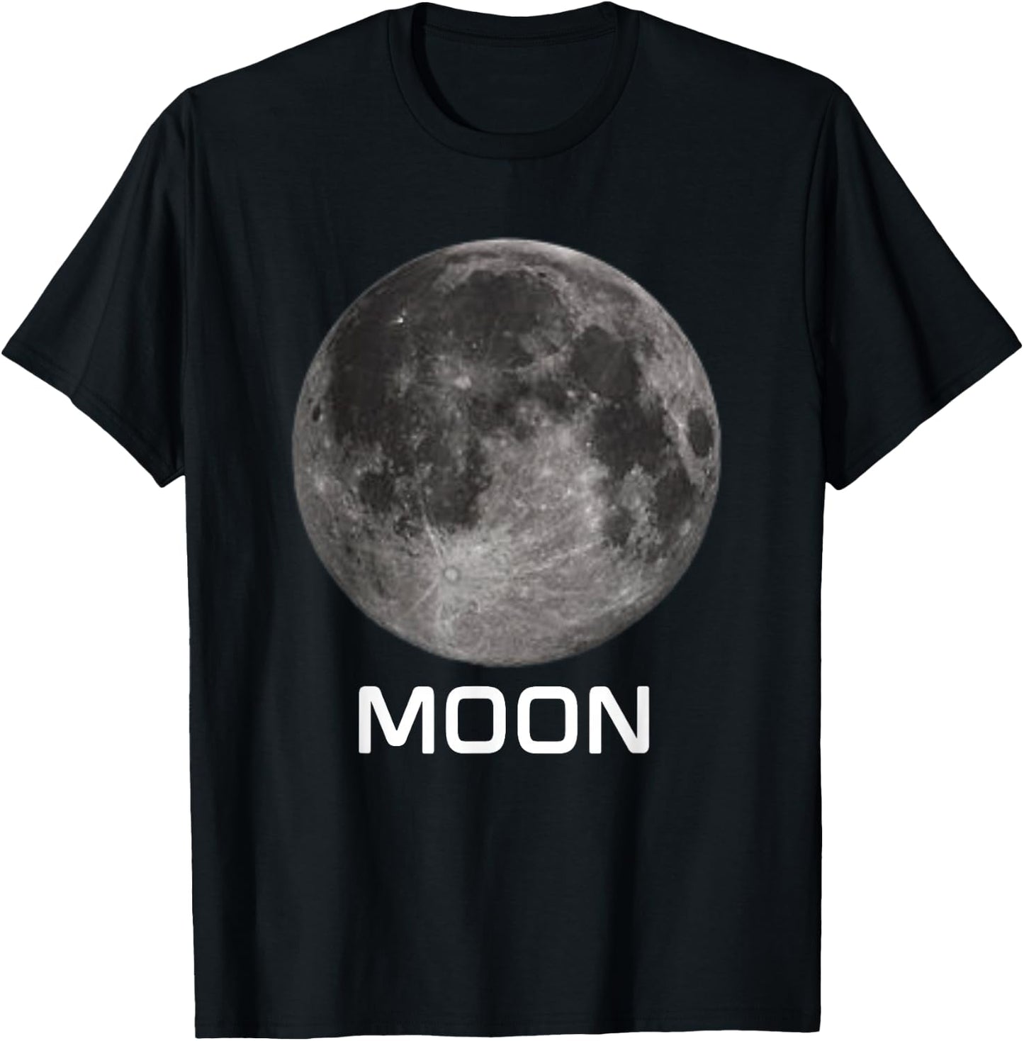 Solar System Earth Moon Outer Space T-Shirt - T-Shirt | Black
