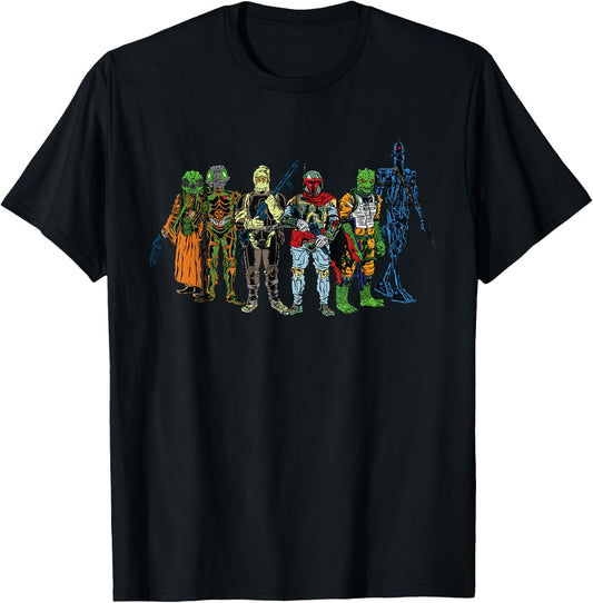Star Wars Bounty Hunter Crew T-Shirt - T-Shirt | Black