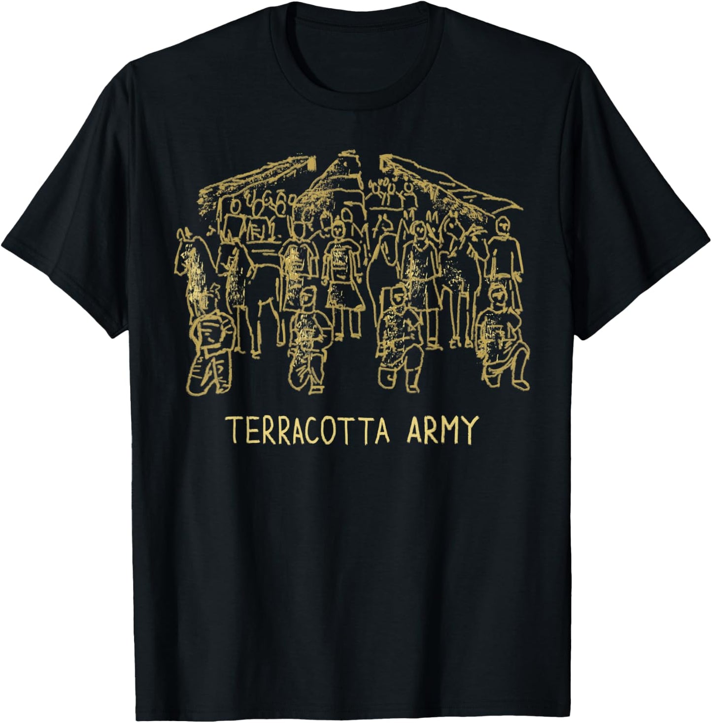 Terracotta Army China T-Shirt - T-Shirt | Black