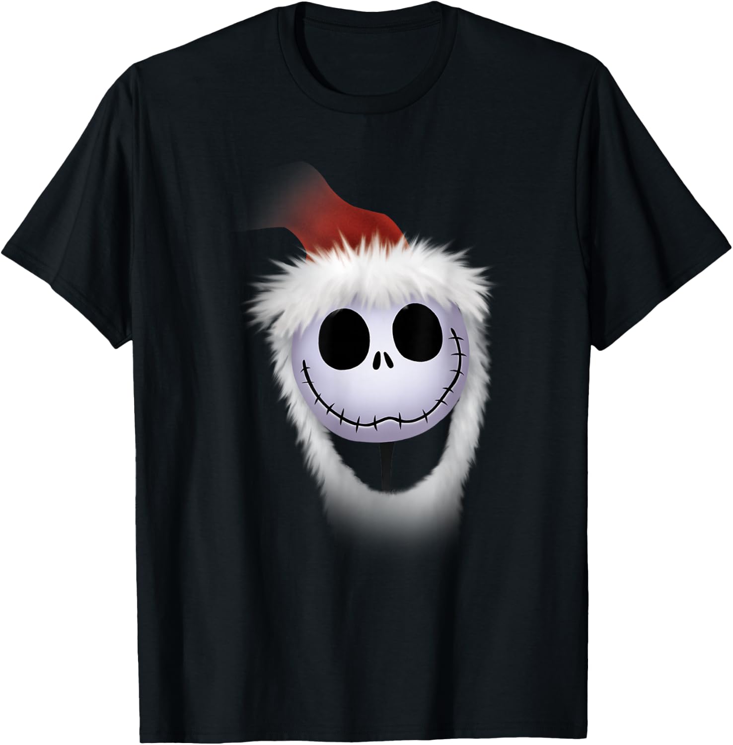 Disney - Jack Skellington Santa Holiday T-Shirt - T-Shirt | Black