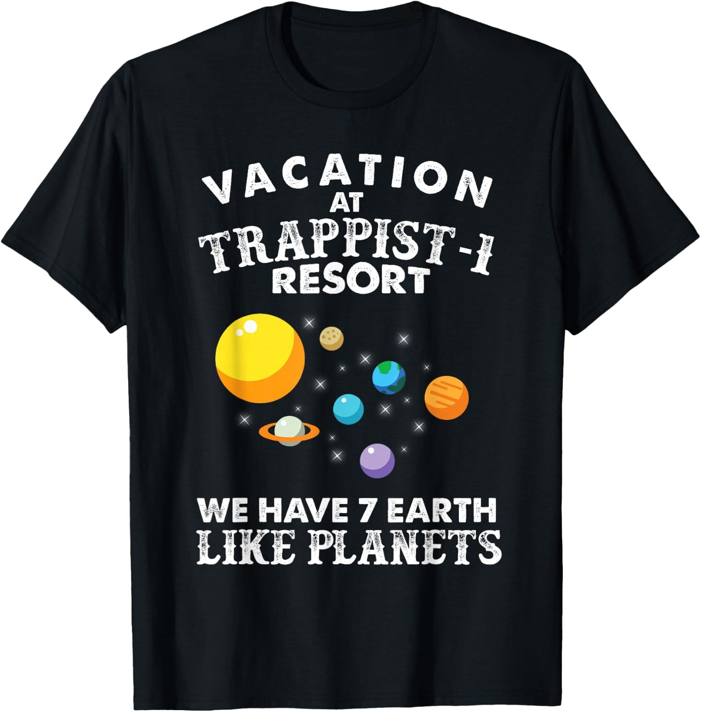 Trappist-1 Resort T-Shirt - T-Shirt | Black