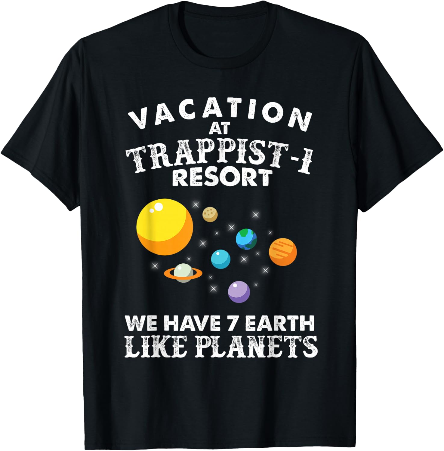 Trappist-1 Resort T-Shirt - T-Shirt | Black
