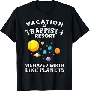 Trappist-1 Resort T-Shirt - T-Shirt | Black