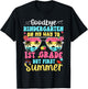 Good Bye Kindergarten On My Way to 1st Grade Kid Student T-Shirt - T-Shirt | Black