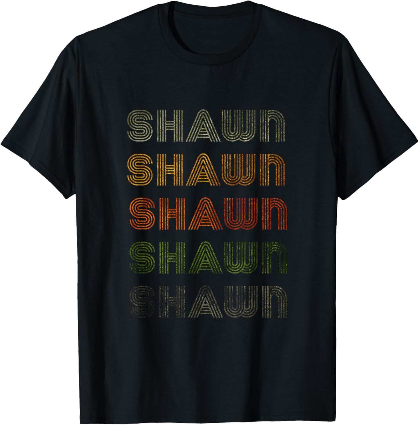 Love Heart Shawn Grunge/Vintage Style Black Shawn T-Shirt - T-Shirt | Black